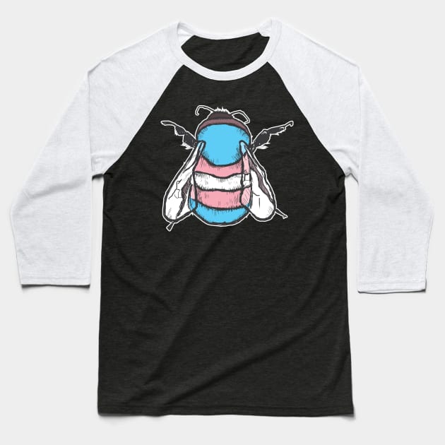 Transgender Bee Baseball T-Shirt by theartfulscientist